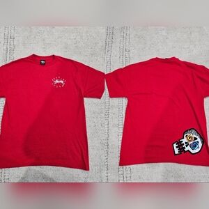 Stussy Red Star and Skull Tshirt
